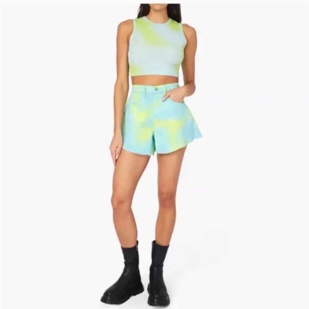 WeWoreWhat Shorts Size 28 Womens Flare Bell Short Frayed Raw-Cut Hem Festival